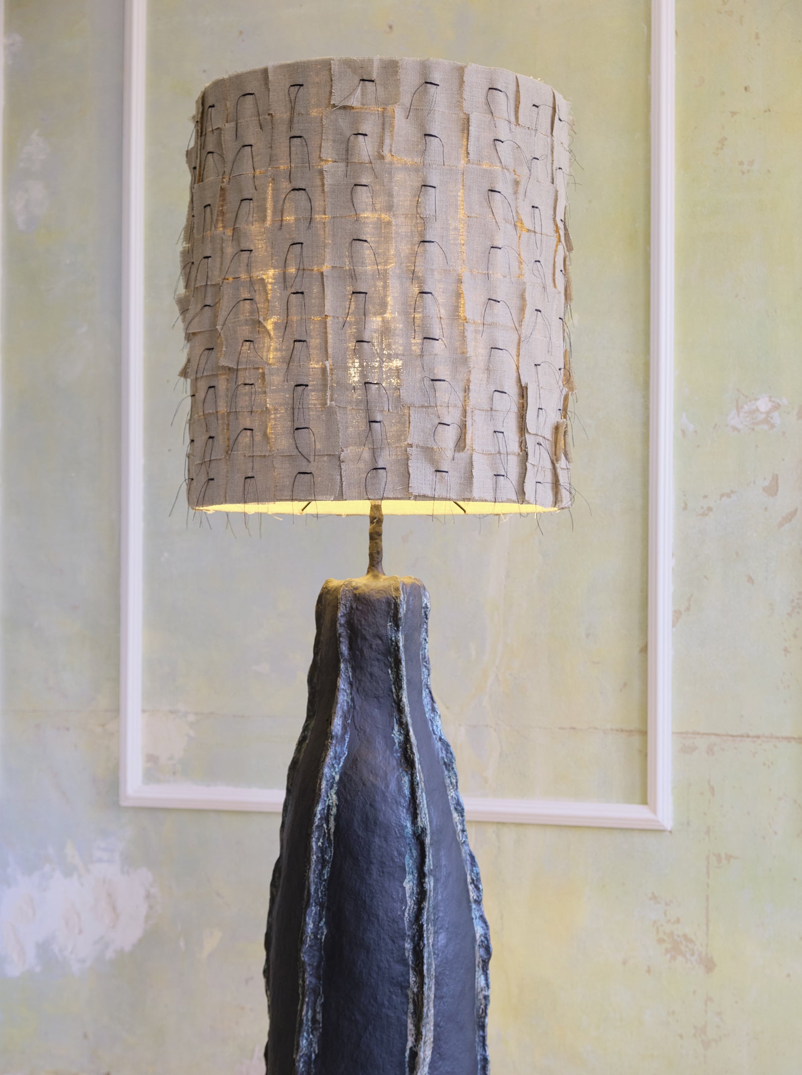 Organic and Textural Floor Lamps: Raw Forms, Natural Materials