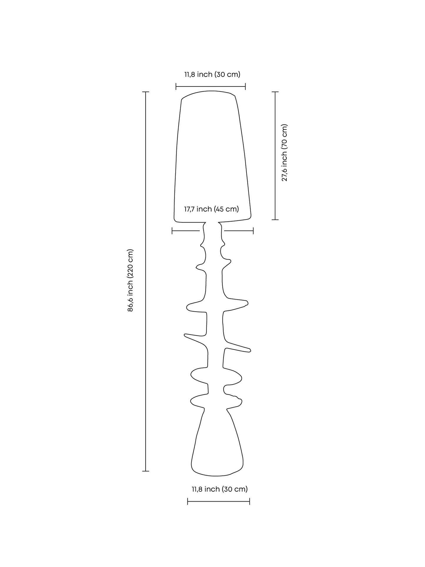 Orbita Sculptural Floor Lamp