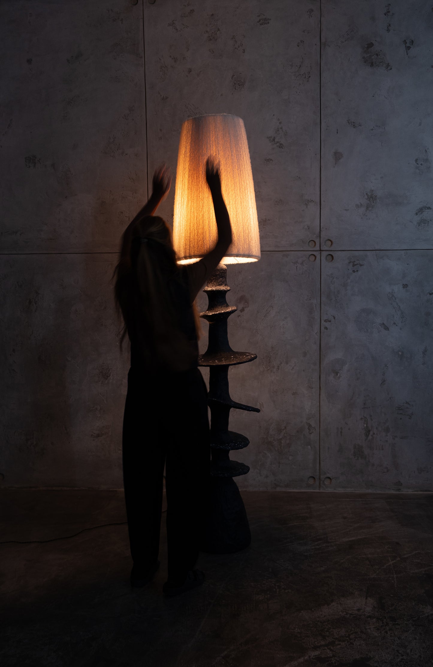 Orbita Sculptural Floor Lamp