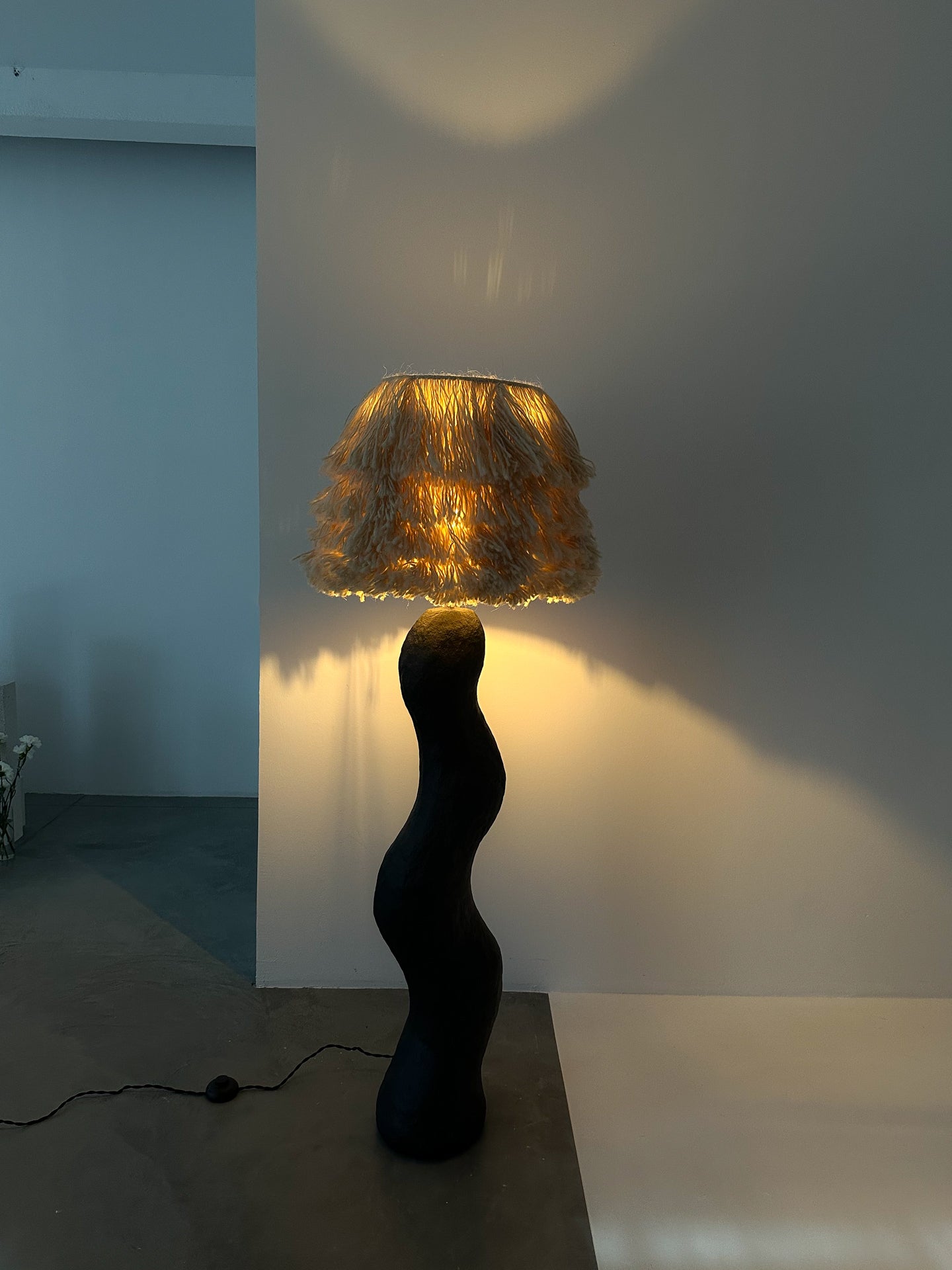 Shadow Wool Floor Lamp