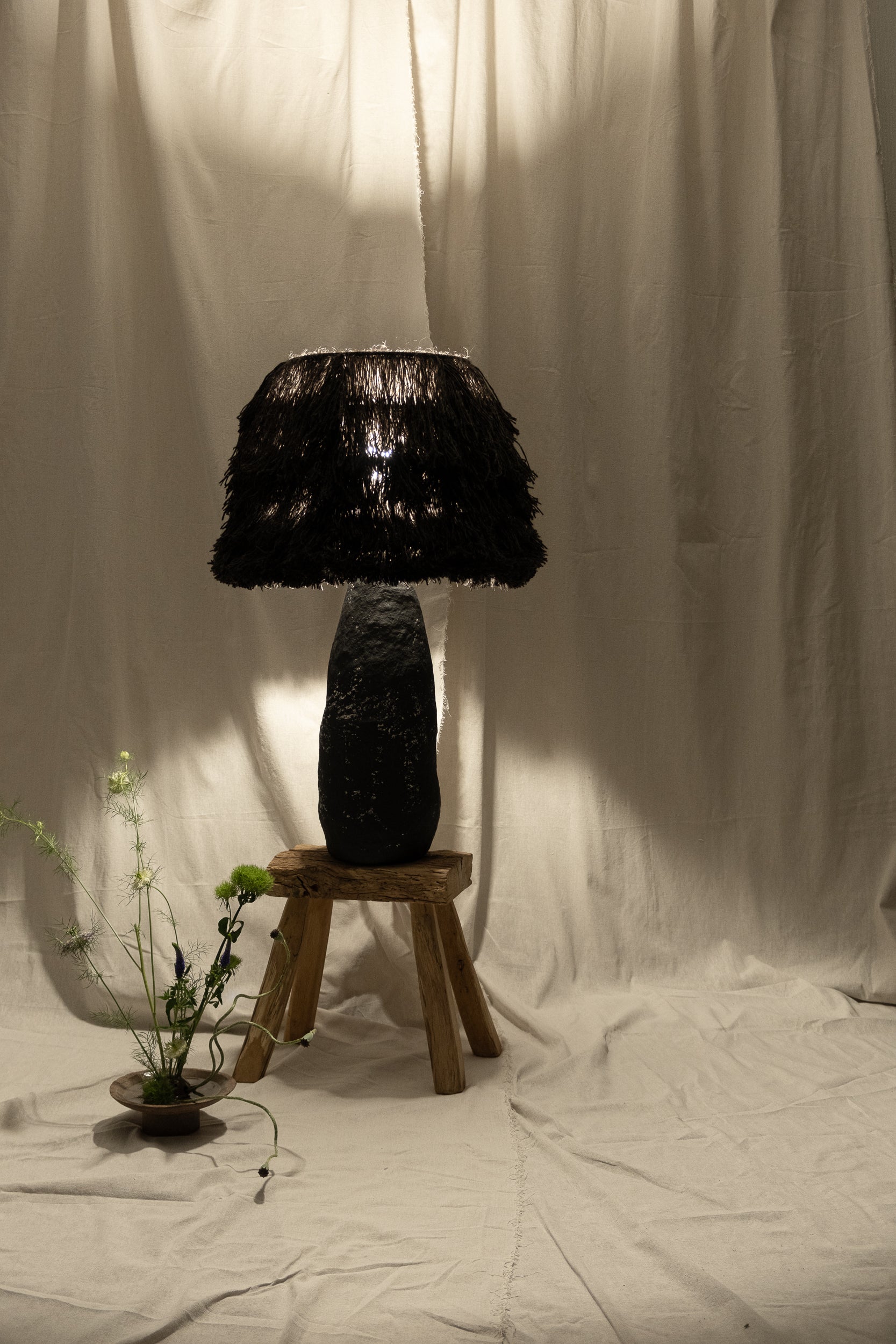 Wool Smola sculptural lighting by PletoStudio