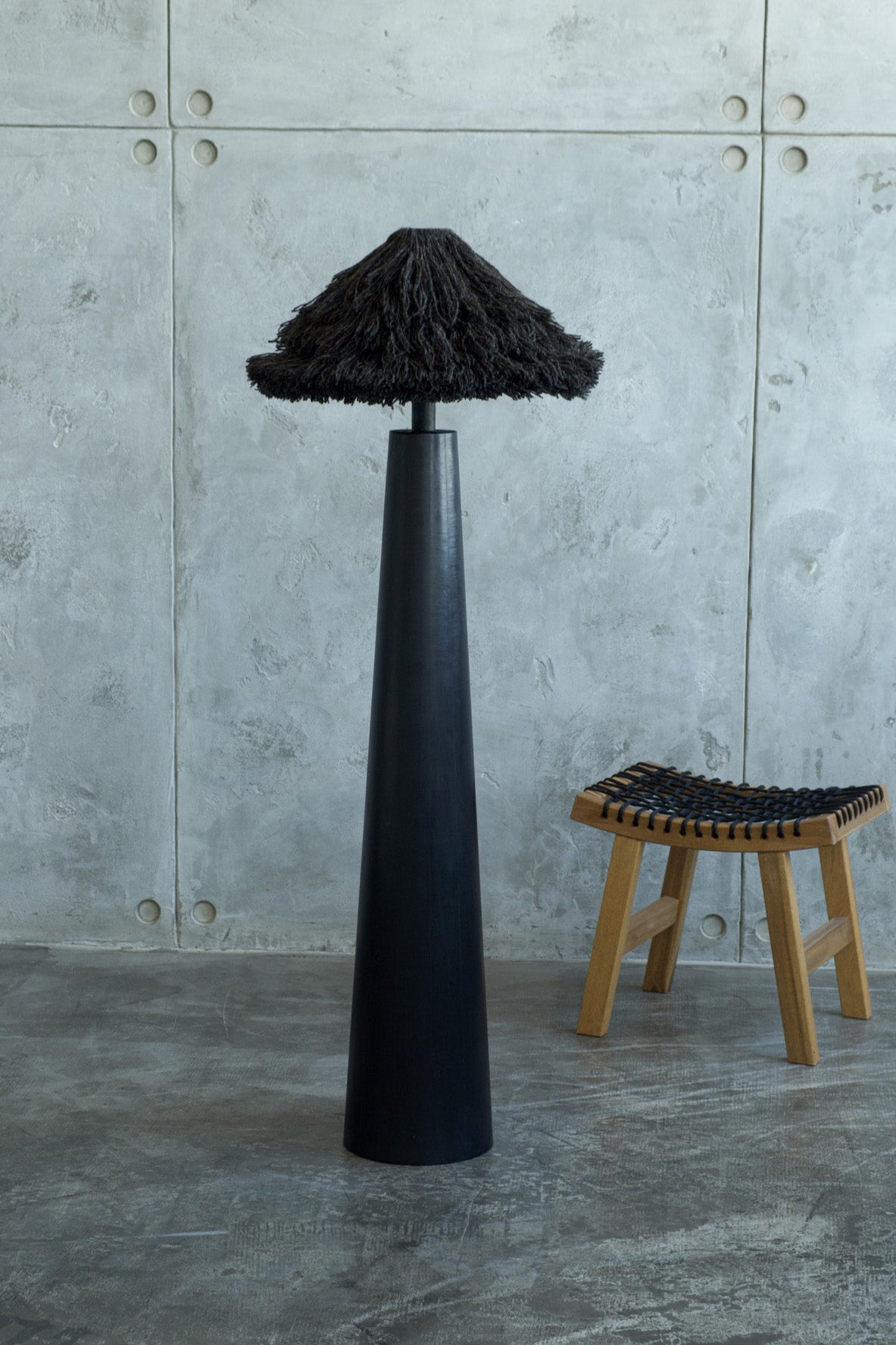 Sazha Black sculptural lighting by PletoStudio