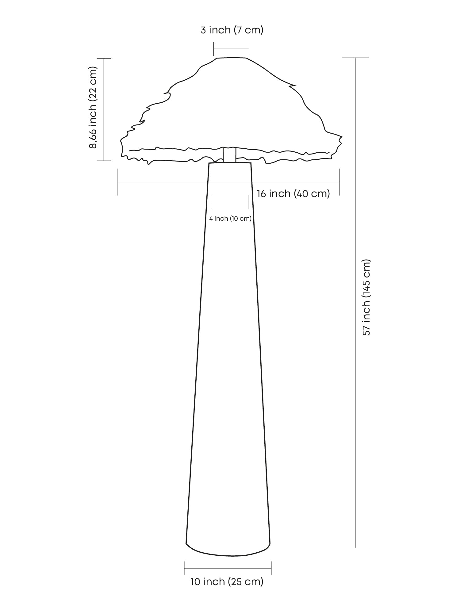 Sazha Black sculptural lighting by PletoStudio