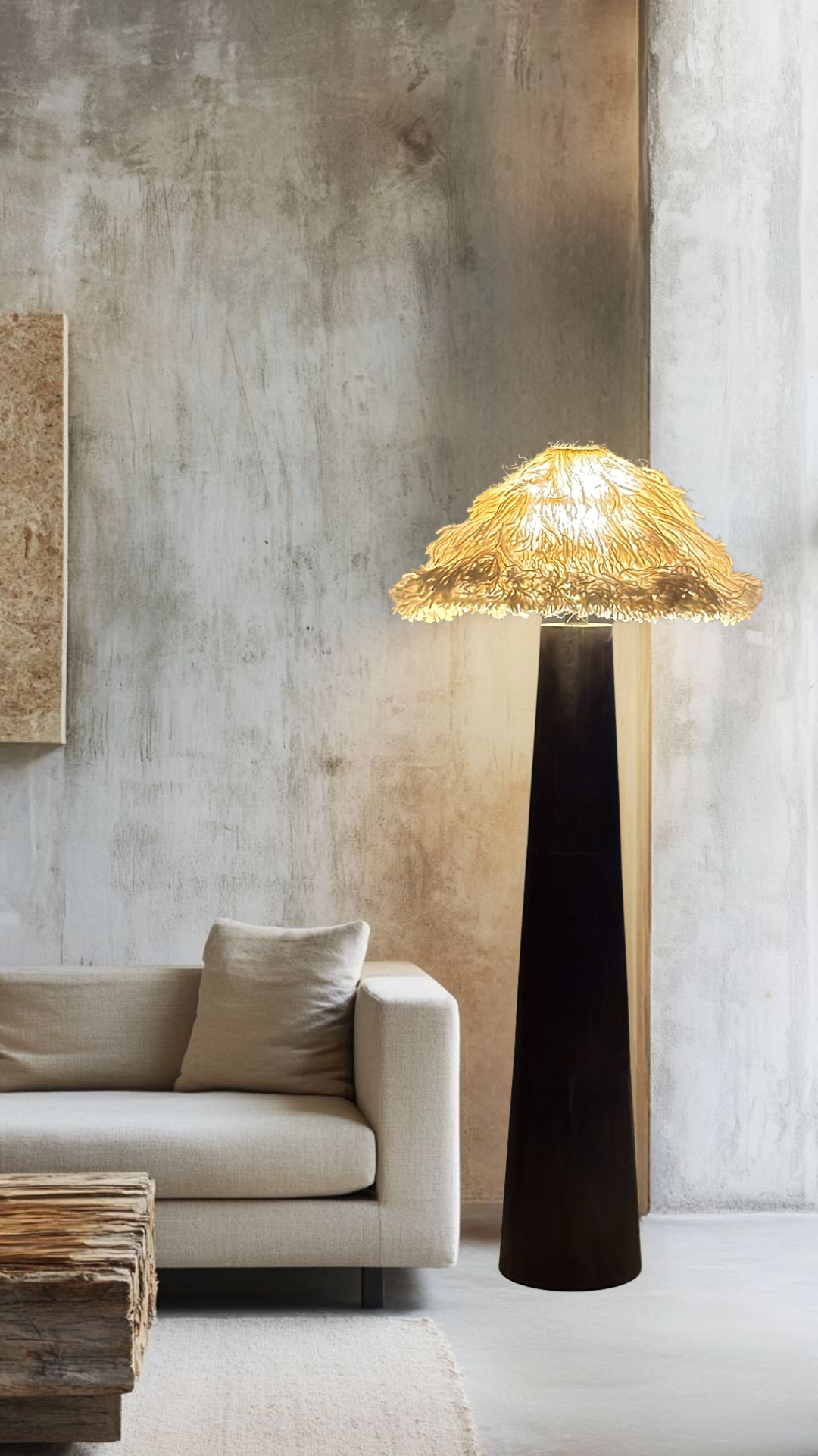 Sazha Ivory sculptural lighting by PletoStudio